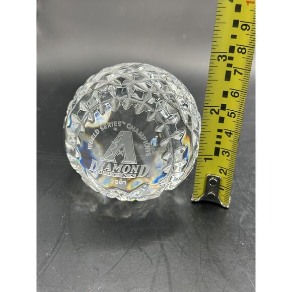 2001 Diamondbacks World Series Champions Waterford Crystal Baseball 900 of 2001 - Picture 11 of 11